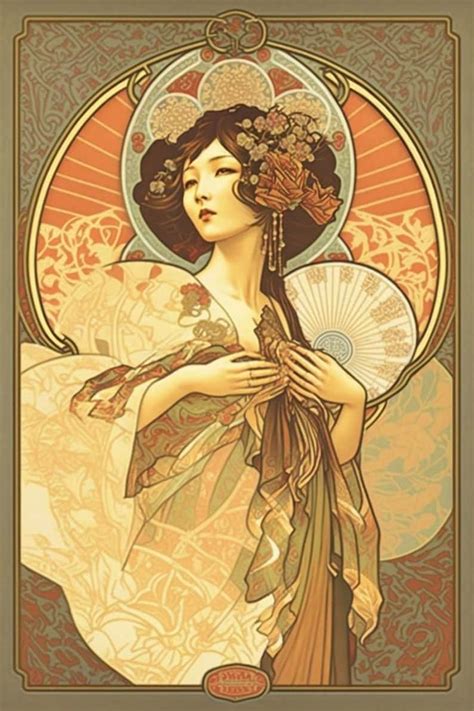 Pin By Ashley Arnoult On Dolls Vintage Style Art Art Nouveau Poster