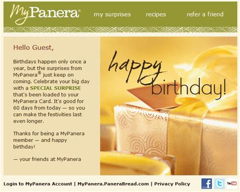 Birthday Wishes Email Template