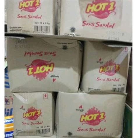 Jual Saos Hot 1 Saus Sambal 1 Kg X 10Pcs 1Dus Di Seller Toko Plastik Akbar Jaya Toko Akbar