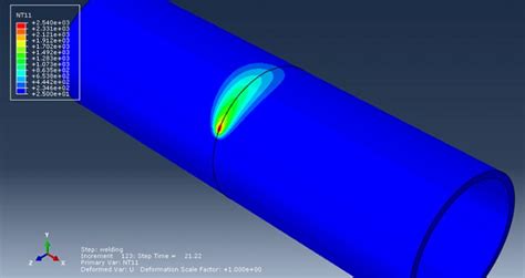 Simulation The Arc Welding On A Pipe Using Dflux Subroutine Abaqus