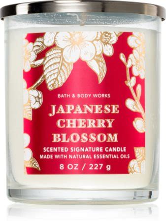 Bath Body Works Japanese Cherry Blossom Scented Candle Notino Co Uk