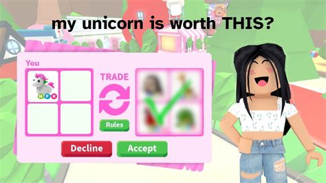 What Is A Neon Fly Ride Unicorn Worth Roblox Adopt Me Youtube