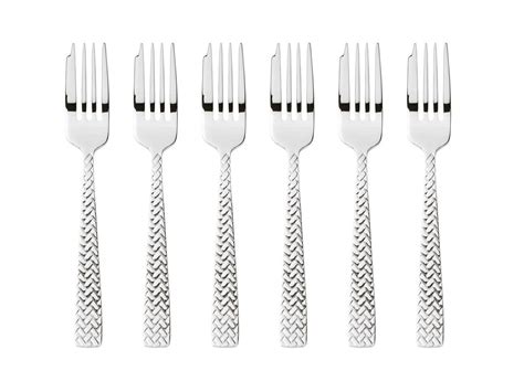 Cortina Dessert Stainless Steel Forks By Sambonet