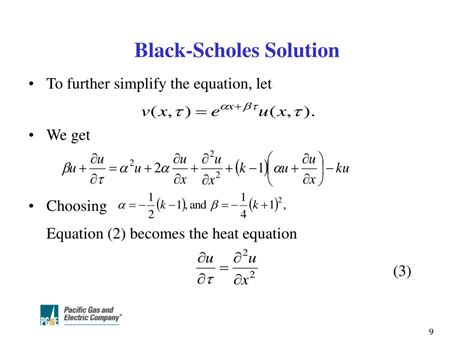 Ppt Black Scholes Equation Powerpoint Presentation Free Download