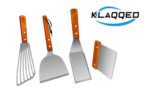 Amazon KLAQQED Spatula Metal Spatulas Set Stainless Steel