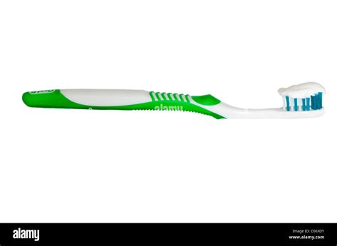 Toothpaste on a Toothbrush Stock Photo - Alamy