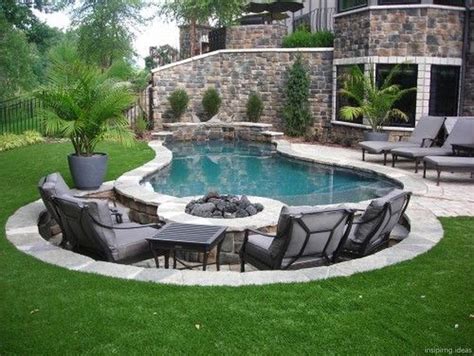 Above Ground Pool And Fire Pit Ideas - Summers Elizabeth