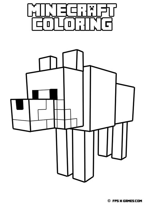 Free Minecraft Coloring Page To Print Minecraft Coloring Pages For Kids