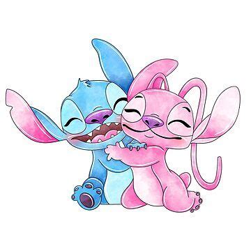 Stitch And Angel Sticker For Sale By Olivialprints In Lilo And