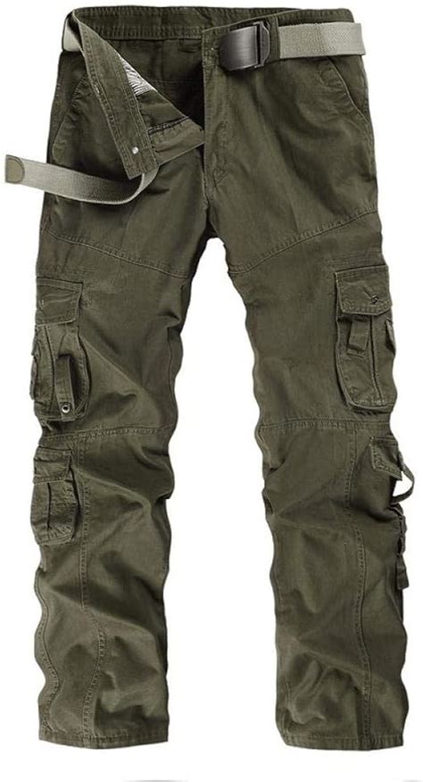 Shuangklei 2020 Nouveau Pantalon Cargo Hommes Coton Multi Poches