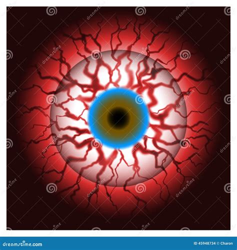 Bloodshot Eye Bloody Eyeball Stock Illustration Illustration Of Idea