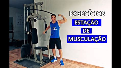 Melhores Exercícios na ESTAÇÃO de MUSCULAÇÃO YouTube