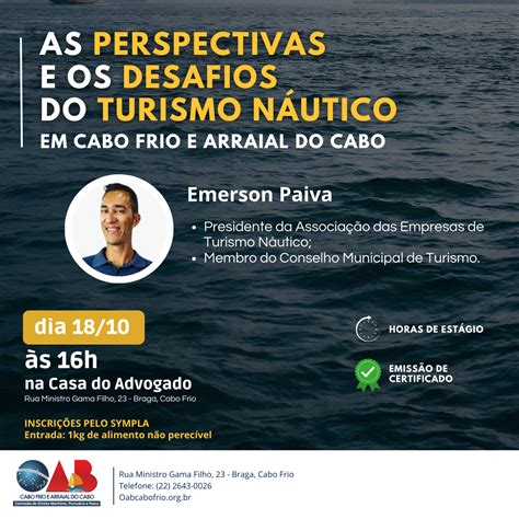 As Perspectivas E Os Desafios Do Turismo N Utico Em Cabo Frio E Arraial