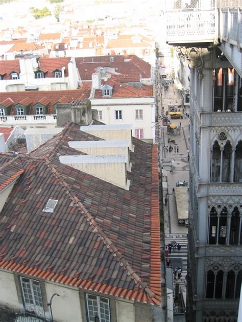 Lissabon Oktober 2007 Lissabon Blick Vom Elevador De Santa Justa