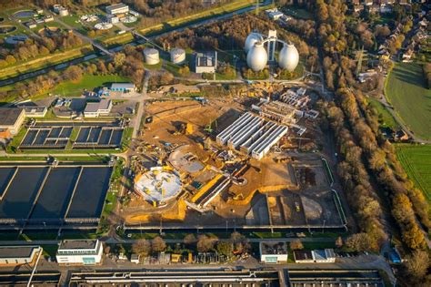 Duisburg Dinslaken Aus Der Vogelperspektive Baustelle Zum Umbau Der