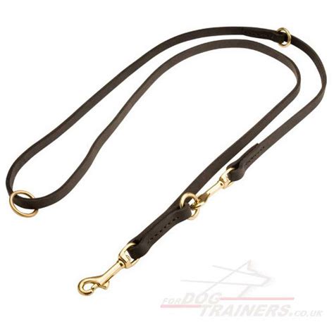 Genuine Leather Dog Lead Adjustable Dog Walking Lead £4999