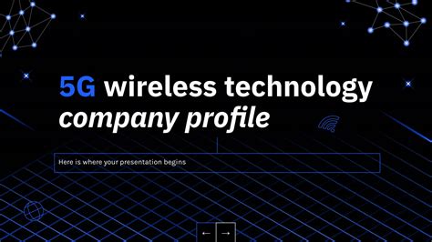 Free 5G Wireless Technology Google Slides & PPT templates