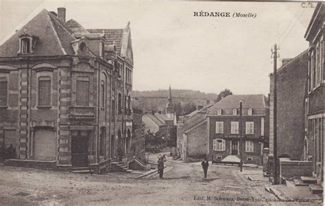 Rédange Rue Principale Du Village Vers 1930 Après 1945 Elle A été