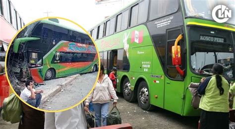 Bus Interprovincial Se Despista E Impacta Contra Viviendas En