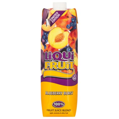 Liqui Fruit Juice Blueberry Burst 1lt Superb Hyper