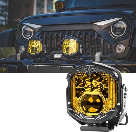 Amazon Riasdy 7 Inch Laser Offroad Light 1 Pcs Side Shooter 95W