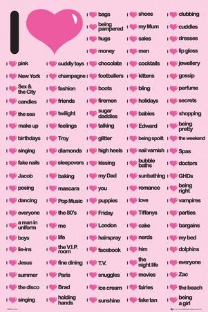 112 Things I Love Poster | Names for boyfriend, Cute names for boyfriend, Nicknames for girlfriend