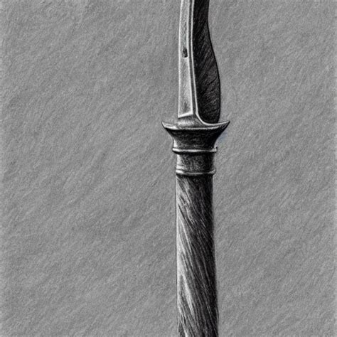 A Pencil Drawing Of A Sword In A Stone By Pen Tacular Stable Diffusion