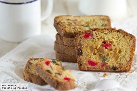 Plum Cake De Frutas Confitadas Receta De Postre F Cil Y Sencilla