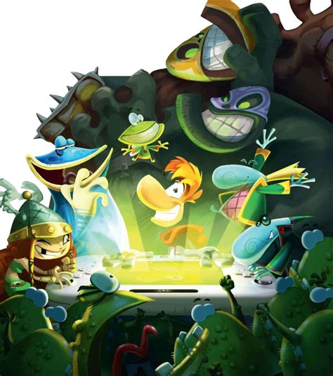 File:Rayman Legends Characters with Gamepad.png - RayWiki, the Rayman wiki