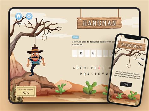 The game Hangman 🤠 by Natalie Strunevskaya on Dribbble