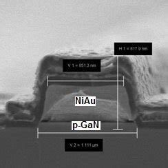 Shows The SEM Images Of Contact Morphology Of Ta Al Ta Ohmic Contacts