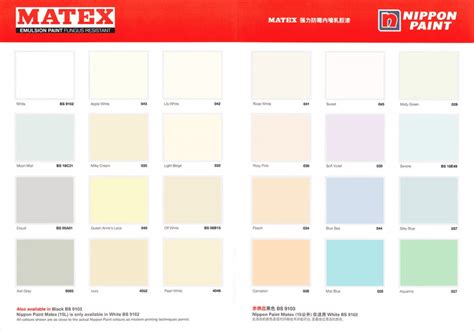 Nippon Paint Vinilex Colour Chart Nippon Paint Singapore Porn