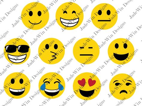 Emojis Svg Smiley Faces Svg Emoji Faces Svg Emoji Clipart Etsy Porn