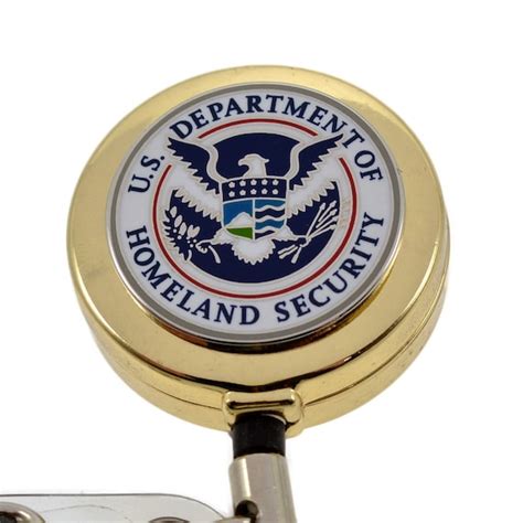 DHS Homeland Security Retractable Badge Reel ID Card Security - Etsy