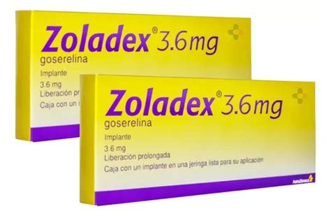 2 Cajas Zoladex Goserelina Implante En Jeringa 36 Mg Envío Gratis