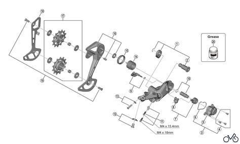 Shimano Rd M Fach Deore Rear Derailleur Ersatzteile Y V