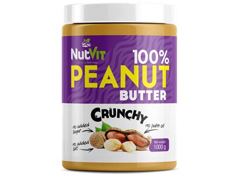 NUTVIT 100 Peanut Butter 1000 g cena 21 90 zł Sklep sport max pl