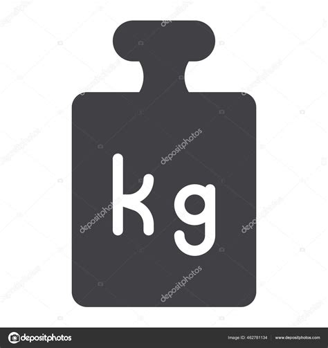 Kilogram Measurement Icon Stock Vector By ©iconfinder 462781134