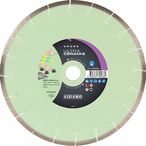 Disque Diamant Ultra Ceram E D Mm Al Sage Mm Pour Coupe