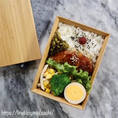 息子の ︎チキン竜田の甘だれからめ弁当♡【お弁当鶏肉】 By Sachiさん レシピブログ 料理ブログのレシピ満載！