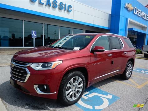 Cajun Red Tintcoat Chevrolet Traverse Premier Awd