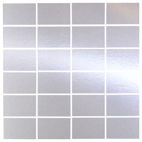 Silver Mirrored Glass Tile Contemporary Wall And Floor Tile By Susan Jablon Mosaics Houzz