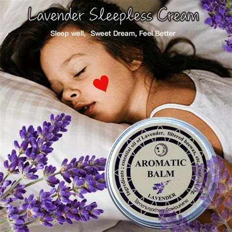 1pcs Lavender Aromatic Balm Help Sleep Soothing Sleep Cream Essential Oil Insomnia Headache