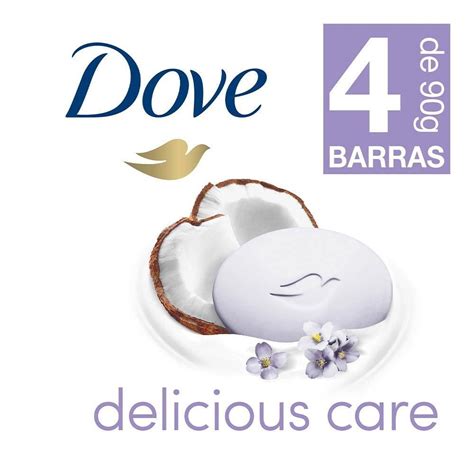 Jab N De Tocador Dove Delicious Care Leche De Coco Y Jazm N Pzas De