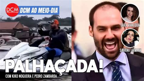 Eduardo Bolsonaro aparece de jet ski e é esculachado nas redes Lula