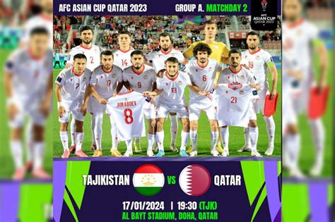 Afc Cup Tajikistan Vs Qatar Januari Prediksi Head To