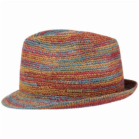 Monett Crochet Trilby Straw Hat By Stetson