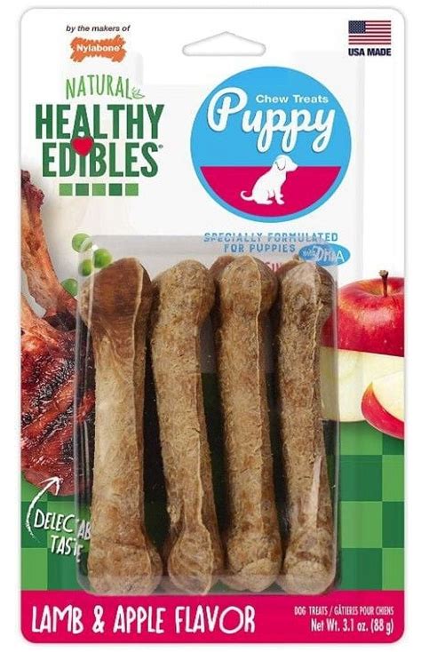 Nylabone Nylabone Puppy Healthy Edibles Natural Long Lasting Lamb And