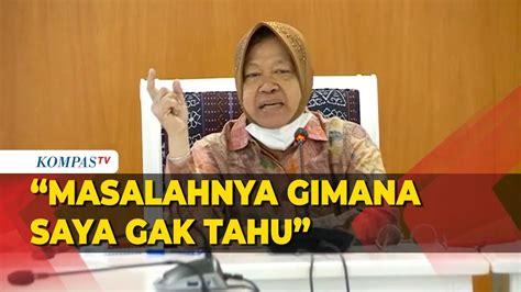 [full] Respons Mensos Risma Soal Penggeledahan Kpk Terkait Bansos Beras