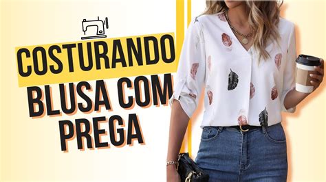 Como Costurar Blusa Prega No Decote YouTube